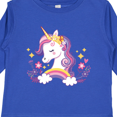 thumbnail image 4 of Inktastic Unicorn with Crown Girls Long Sleeve Toddler T-Shirt, 4 of 5