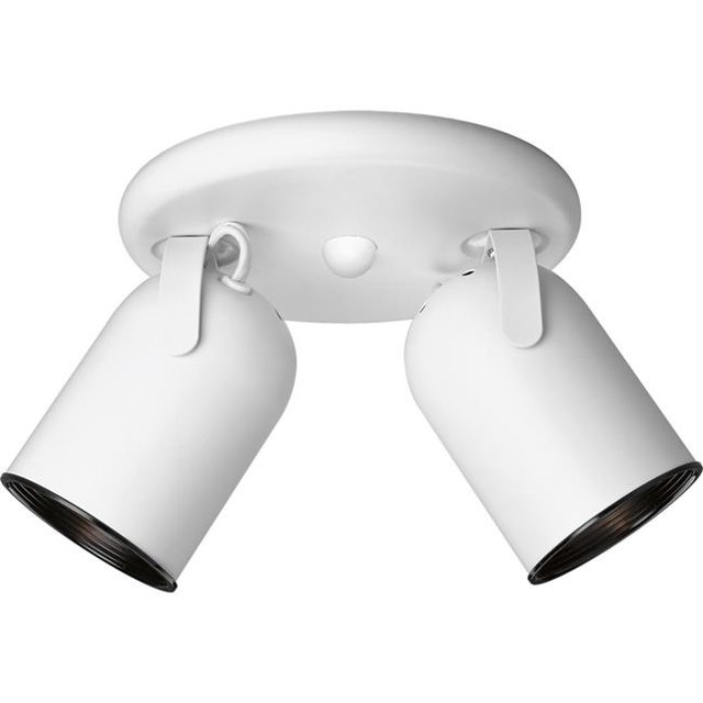 Progress Lighting P6149-30 6.44 in. 2-50W PAR-20 Réglable Multidirectionnel Mur et Plafonnier en Blanc