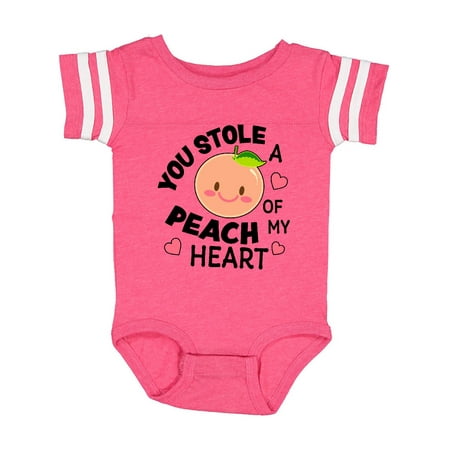 

Inktastic You Stole a Peach of My Heart with Cute Peach Gift Baby Boy or Baby Girl Bodysuit