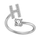 thumbnail image 1 of Anillos para mujer, regalos para mujer, exquisita moda, anillo de cobre con 26 letras del alfabeto inglés, anillo de moda., 1 of 3
