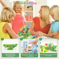 thumbnail image 6 of HBK Dinosaur Stacking Tower Game with 64 Blocks, 2-4 Player Family Board Game for Kids Ages 3+, 6 of 7