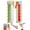 Green+Orange, variant on One Ice Cube Maker Press-Type 6-Cavity Square Ice Maker with Airtight Lid, Space-Saving Portable Ice Box for Home and Office