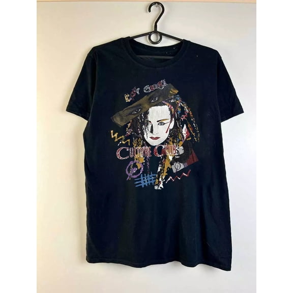 Boy George Culture Club Short Sleeve Unisex T-Shirt Cotton All Size