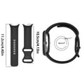 thumbnail image 2 of Outstanding Silicone Sports Watch Band with Sweat Proof for Smartwatch Adjustable Wide Compatibility, 2 of 5
