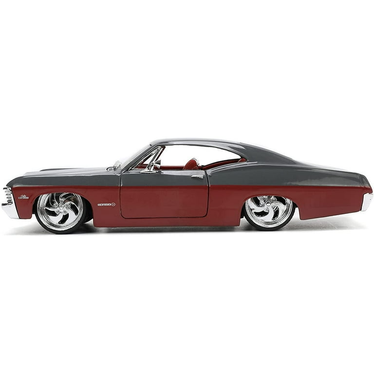1967 Chevrolet Impala SS Gray and Burgundy with Burgundy