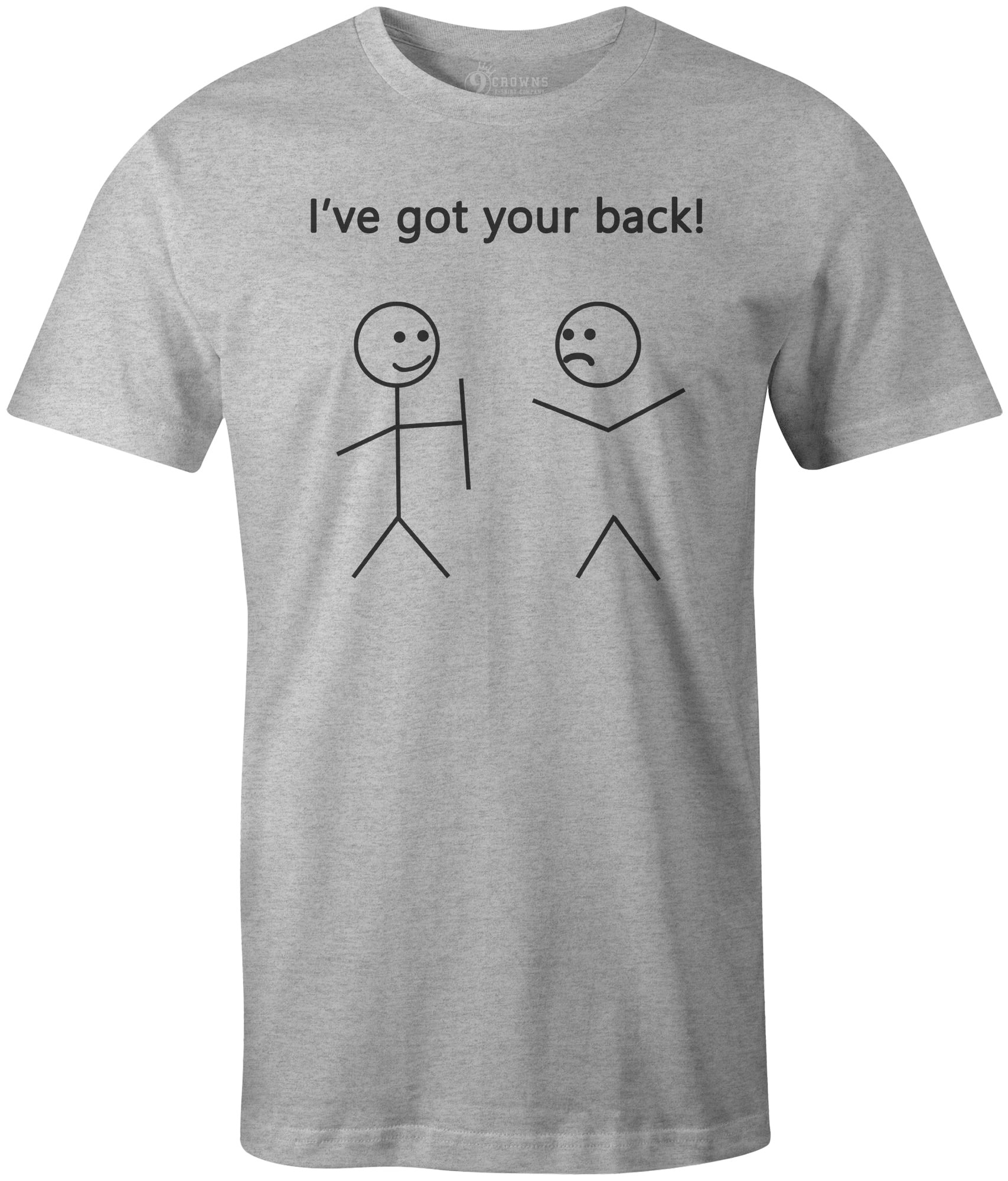 Get cheap goods online Funny T-Shirt Stick Figures I Got Your Back ...