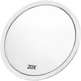 thumbnail image 2 of 20X Magnifying Mirror with Suction Cups (15 cm round) - Perfect for, 2 of 4
