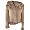 thumbnail image 4 of Gkeoshab Sweaters for Women Women's Oversized Sweaters 2025 Fall Outfits Trendy Crewneck Knit Fashion Pullover Tops Khaki XL, 4 of 4