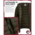 thumbnail image 4 of CANADA WEATHER GEAR Boys' Puffer Jacket - Lightweight Nylon Packable Winter Coat for Boys (8-20), 4 of 7