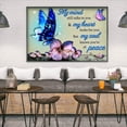 thumbnail image 4 of Kit de pared de pintura de diamante mariposa inglés completo redondo Rhinestone Hugtrwg Para estrenar, 4 of 9
