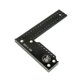 thumbnail image 1 of Regla en forma de L Sunnimix herramienta de diseño de medición cuadrado Negro 200mm, 1 of 8