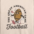 thumbnail image 3 of Instant Message - Vintage Football Mascot - Women's Lightweight French Terry Long Sleeve Shirt, 3 of 6