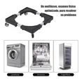 thumbnail image 3 of Base Soporte Movil Ajustable Refrigerador Lavadora Mueble, 3 of 8