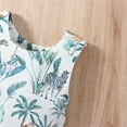 thumbnail image 5 of Baby Girls Spring Summer Animal Print Sleeveless Romper Bodysuit Clothes,Size 3 Months-6 Months, 5 of 7
