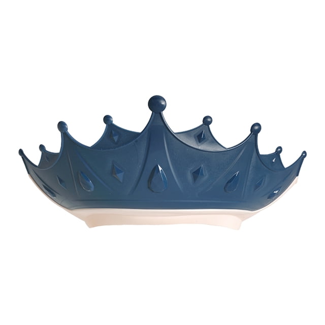 Sombrero de champú de plástico blando Sunnimix Visera impermeable Azul