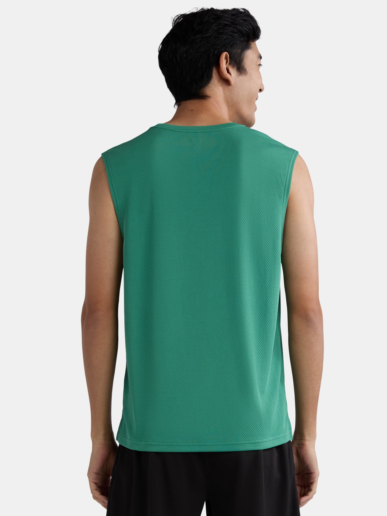 Athletic Works Men’s Sleeveless Mesh Muscle Tee, Sizes XS-5XL