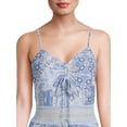 thumbnail image 4 of No Boundaries Juniors’ Walkthrough Maxi Romper, 4 of 5