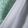 thumbnail image 4 of Deconovo Cortina opaca para ventana Deconovo con diseño floral verde primaveral, 52 x 63, 1 par, 4 of 4