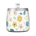 thumbnail image 7 of Yayeee Ashtray with Lid for Cigarette Smokeless Stainless Steel Home Ash Holder, Cute Floral, 7 of 7