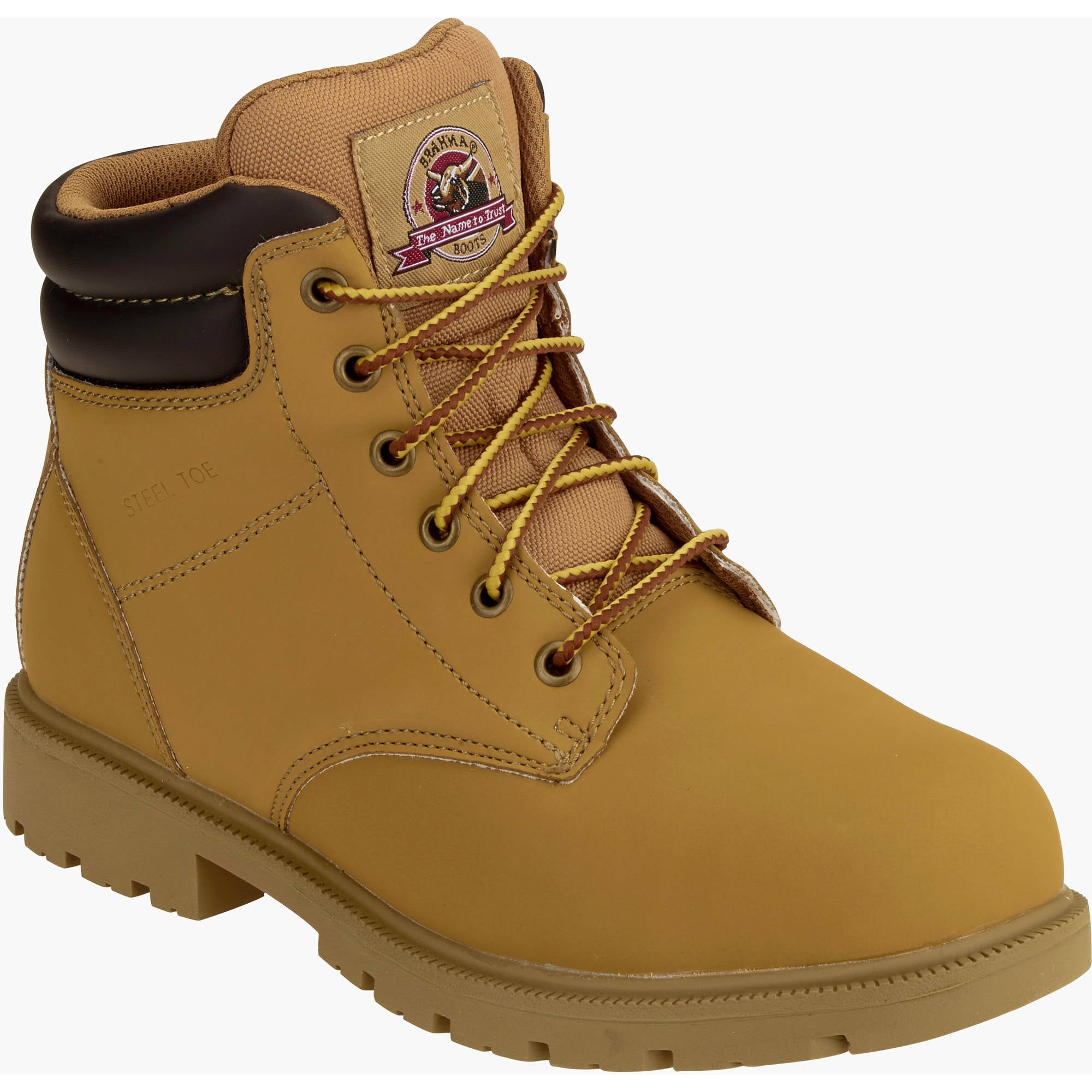 comfortable women's steel toe boots