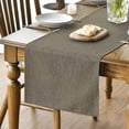 thumbnail image 1 of Mode Light Brown Table Runner, Seasonal Fall Washable Kitchen Dining Table Decoration for Home Party Decor 13x72 Inch, 1 of 15