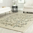 thumbnail image 4 of SAFAVIEH Martha Stewart Autumn Woods Floral Area Rug, Persimmon Red, 6' x 6' Round, 4 of 5