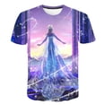 thumbnail image 1 of NOVEDAD DE VERANO 2023, camisetas de Frozen 2 para niñas, camiseta de cuello redondo para niñas de 1 a 14 años, camisetas informales de manga corta de princesa Elsa Tee3T Gao Jinjia LED, 1 of 2