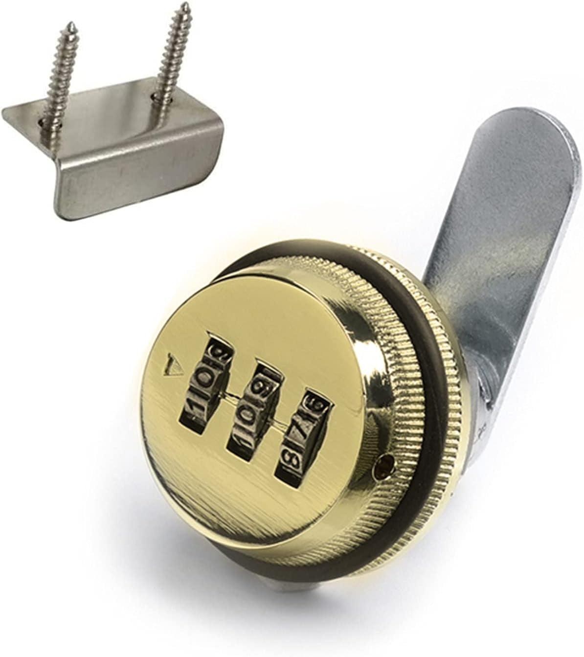 LINLIN Combination Cam Lock, 3/4 Inch 3Digit Rotating Tongue