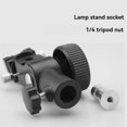 thumbnail image 2 of D-Type Flash Adapter Hot Shoe Trigger Umbrella Holder Swivel Light Stand Bracket for Photography Lighting, 2 of 5