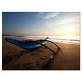 thumbnail image 2 of Fishing Boat in Sri Lanka Beach - Large Seashore Canvas Print, 2 of 3