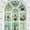 Green, variant on TERGAYEE St Patrick's Day Decorations,Saint Patrick's Day Shamrock Clover Leprechaun Static Window Stickers Decals for St. Patty's Day Irish Lucky Day Party Decorations
