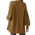 thumbnail image 3 of Women's Sweaters Under $15 Lightweight Long Sleeve Open Front Casual Lightweight Soft Knit Cardigan Sweater Outerwear, 3 of 5
