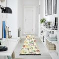 thumbnail image 4 of Yayeee Runner Rug for Bedroom 2'x6' Machine Washable Hallway Non Slip Mat, Birds with Strawberries, 4 of 8
