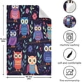 thumbnail image 3 of 4 Pack Cute Owls Kitchen Towels Highly Absorbent, Super Soft Dishcloths 18 x 28 Inches Reusable Quick Drying Tea Towels Set for Home,Kitchen Decor Wash cloth, 3 of 7