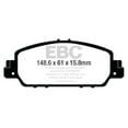 thumbnail image 2 of EBC Brakes Yellowstuff 4000 Series Street and Track Brake Pad Set Fits select: 2013-2023 HONDA ACCORD, 2016-2023 HONDA HR-V, 2 of 2