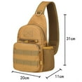 thumbnail image 7 of SPRING PARK Men Backpack Sling Chest Pack Shoulder Bag Outdoor Hiking Travel, 7 of 7