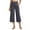 A0724-Gray, variant on QUINDOS Wide Leg Cropped Pants for Women High Waist Capris Running Workout Pants