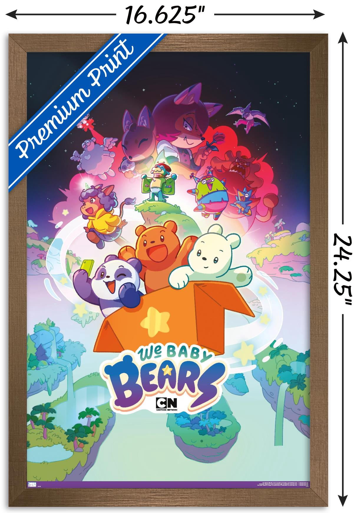 We Baby Bears - Key Art Wall Poster, 14.725" x 22.375" Framed