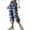 Blue, variant on Tnhcen Women's Camo Print Cargo Pants 7/8 Drawstring Elastic Waist - Workwear with Multi-Pockets for Outdoor Sports & Casual Style