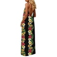 thumbnail image 5 of JOANKDMI Womens Floral Dress Hawaiian Tropical Maxi Casual Summer Spaghetti Strap Floral Print Flowy Slip Long Dresses for Beach Vacation Luau Party Boho Evening Gowns, 5 of 6