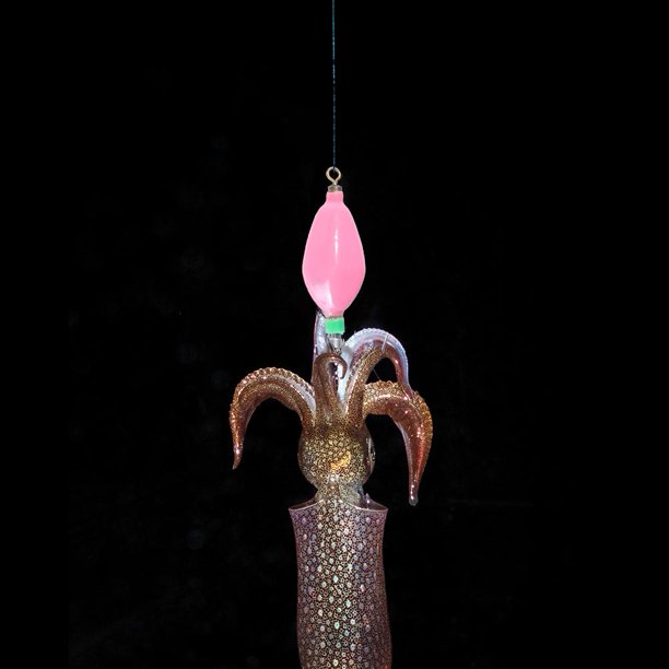 Hard Bait Luminous Squid Jig Hook 50.6g Aparejos de pesca de pulpo (rosa claro) Ndcxsfigh Nuevos Originales