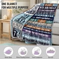 thumbnail image 3 of 70th Birthday Gifts for Men Women, 70th Birthday Gift Ideas, Milestone 70th Birthday Decorations, Funny 70 Years Old Gift for Husband Wife Him Her Dad Mom, 70th Birthday Gifts Throw Blanket 60" x 80", 3 of 6