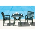 thumbnail image 5 of Compamia Viva 31" Resin Square Patio Dining Table in Green, 5 of 6
