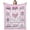 Pink Bonus Daughter, variant on Sister Blanket, Sister Birthday Gift Ideas, Sisters Gifts from Sister, Sister Gifts, Sister Birthday Gifts from Sister, Birthday Gifts for Sister, Gifts for Sister Throw Blanket 60"×50"