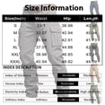 thumbnail image 4 of LTTVQM Hiking Pants Men Stretch Ripstop Lightweight Breathable Outdoor Fishing Cargo Pants with Multi Pockets Travel Casual Work Work Pants Black 3XL, 4 of 5