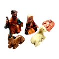thumbnail image 3 of Juego de 5 uds tradicional de adornos navideños de nacimiento de Jesús, juego de exhibición religiosa de resina, juego de de Natividad, Fernando estatuilla de jesus, 3 of 8