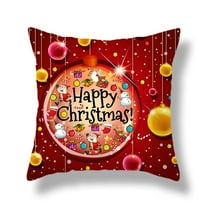 Hwkond Couch Throw Pillows Covers Christmas Sofa Bed Home Decor Pillow Case Cushion Cover,(Up to 25% Off)MulticolorH