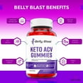thumbnail image 4 of (3 Pack) Belly Blast Keto ACV Gummies - Apple Cider Vinegar Supplement for Weight Loss - Energy & Focus Boosting Dietary Supplements for Weight Management & Metabolism - Fat Burn - 180 Gummies, 4 of 8