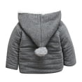 thumbnail image 4 of DPTALR Cardigan à Capuche Rembourré pour Bébés Garçons Filles avec Gants, 4 of 8