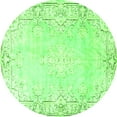 thumbnail image 1 of Ahgly Company Indoor Round Persian Green Bohemian Area Rugs, 6' Round, 1 of 1